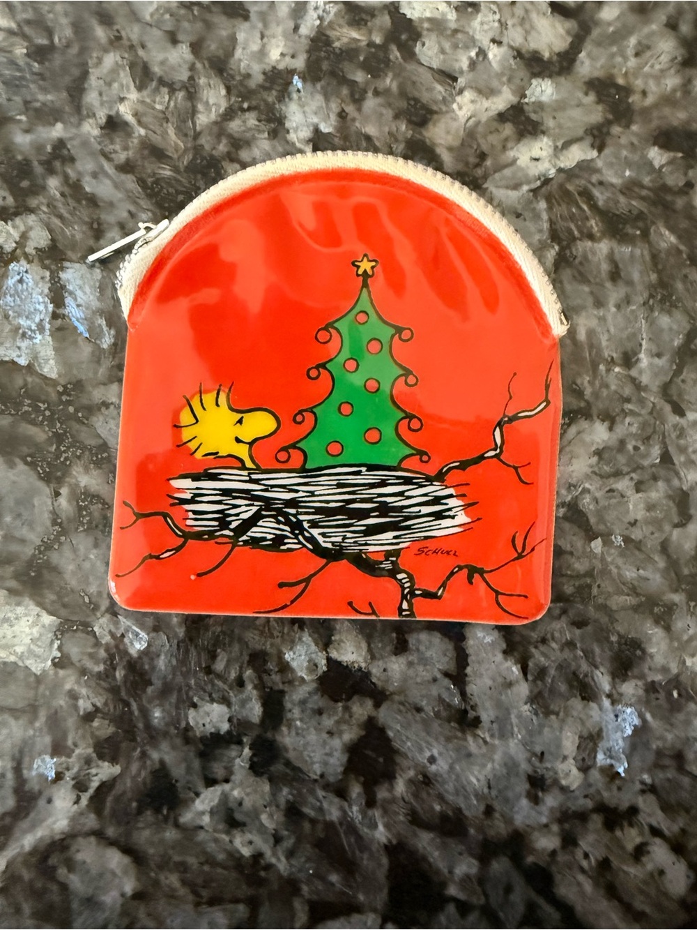 Vintage Hallmark Woodstock Coin Purse